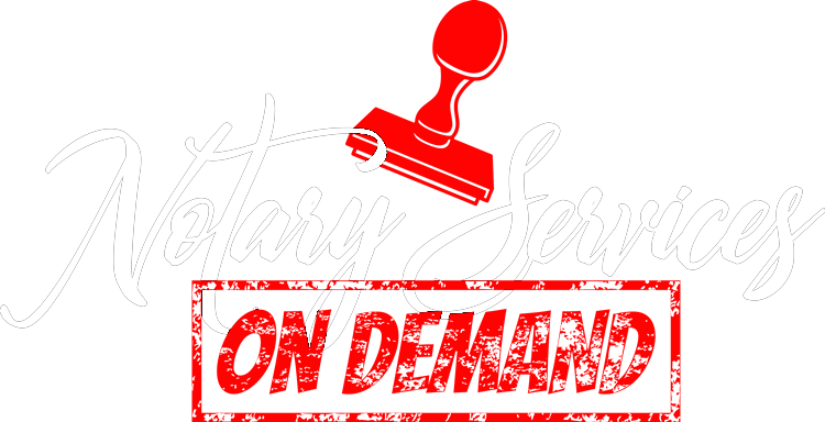 Notary Services on Demand Inc. All Rights Reserved.  Logo